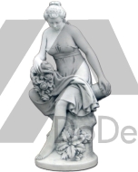 Escultura de concreto - mulher bonita