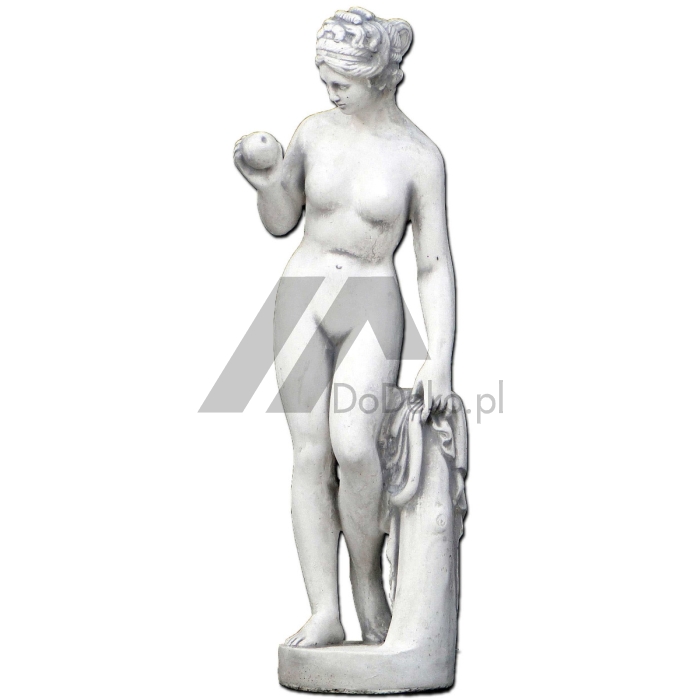 Escultura em concreto de Eva com maçã - 61 cm