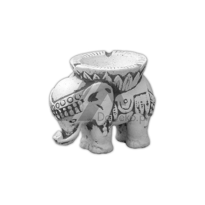 Figurka dekoracyjna słoń popielniczka